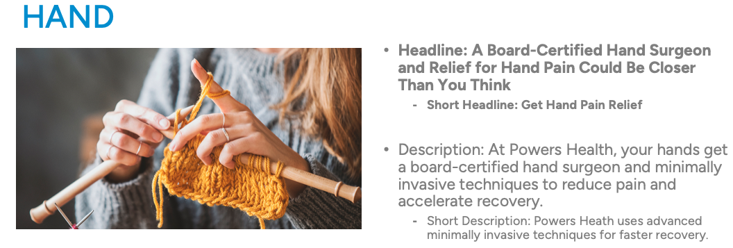 Powers Health Orthopedics